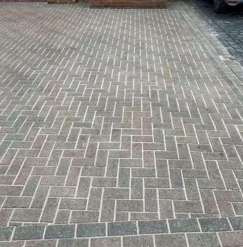 Clean sealed paver driveway after cleaning in Palm Coast, FL